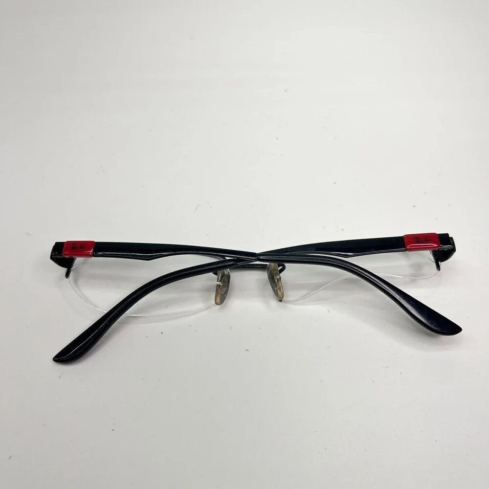 Ray-Ban Eyeglasses Frames RB 6158 2509 Black 53-18-140 Half Rim 1272